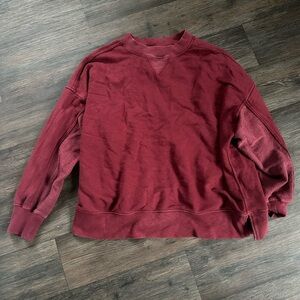 Aerie Women's Burgundy Sweatshirt